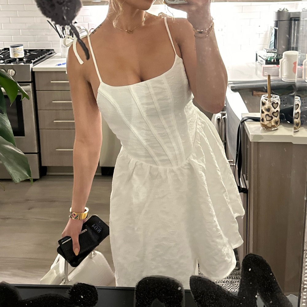 White Corset Dress - Bridal